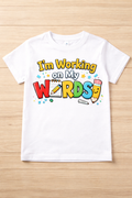Working on my words shirt